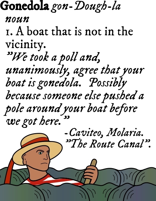 gondolier in canal