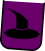 angular violet wizard hat page marker tab