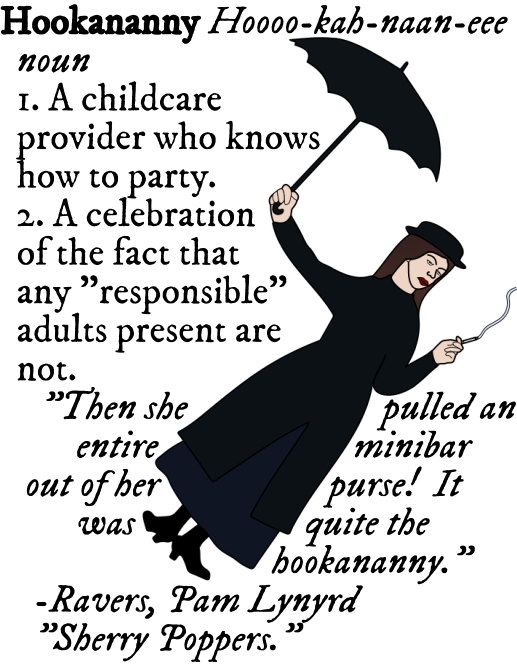 person in black overcoat, dress, hat, boots smoking cigarette with smoke curling up, propelled through air with black umbrella