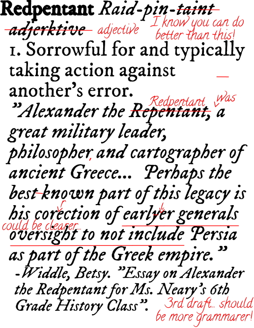 corrected entry, should be more grammarer