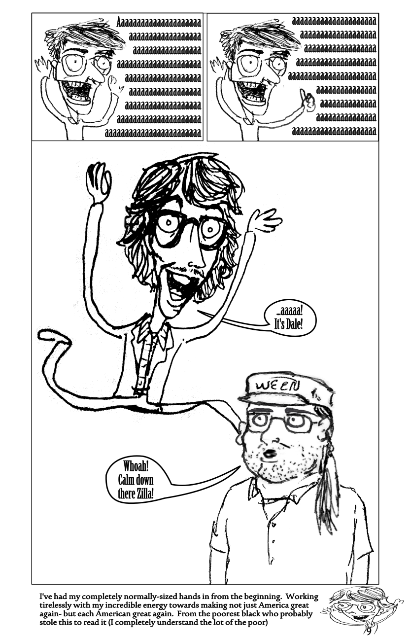 Zilla screams for 2 panels Aaaaaaaaaaaaaaaaa