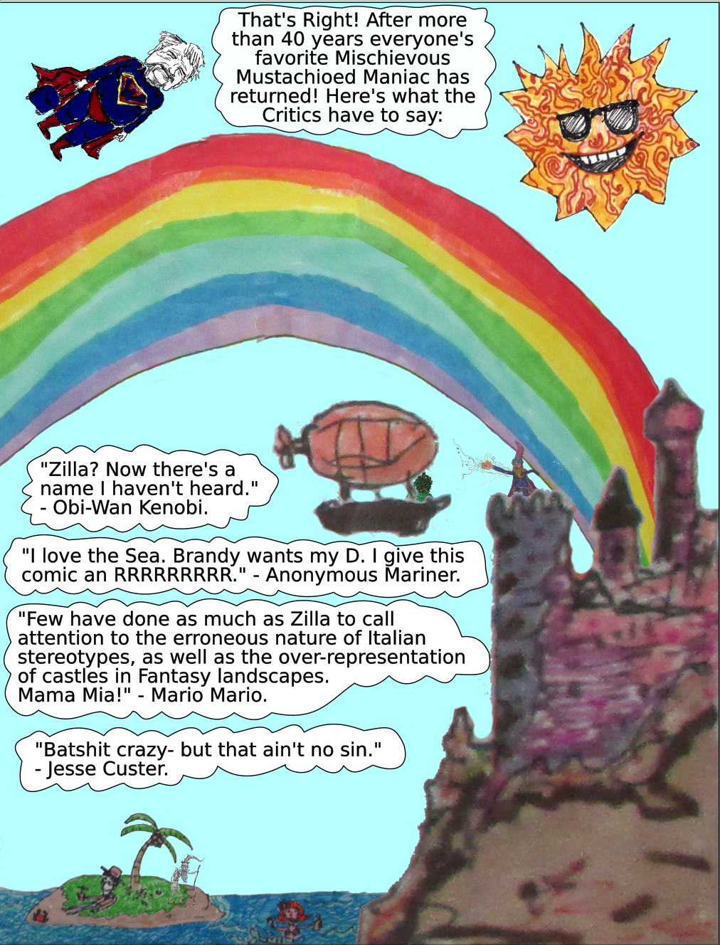 Zilla back cover castle