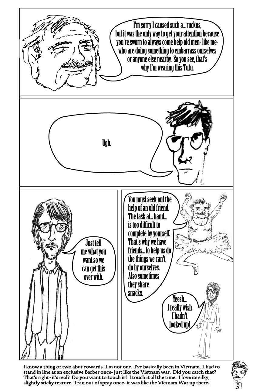 Alfred jumps over Zilla